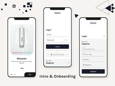 Inkmart Ecommerce Ui Kit app cart clean course app design ecommerce gallery illustration inspiration interface left leftaligned lights marketplace minimal minimalism profile cover ui elements ui8