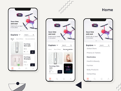 Inkmart Ecommerce Ui Kit app cart clean course app design ecommerce electronics gallery illustraion inspiration interface left leftaligned lights marketplace minimal minimalism profile cover ui elements ui8