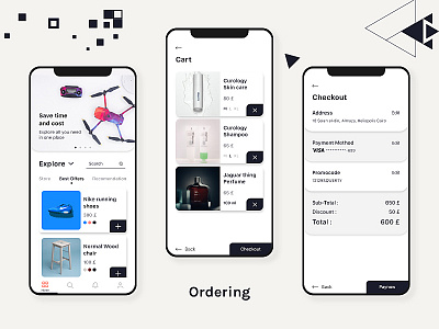 Inkmart Ecommerce Ui Kit abstract app best design cart challenge checkout clean ui daily ui design dribbble ecommerce ecommerce app ecommerce design home screen interaction interface product sketch ui ux