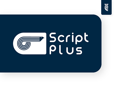 Script plus app app icon brand branding design falcon flat graphicdesign icon identity illustration logo minimal plus script simple style symbol technology website