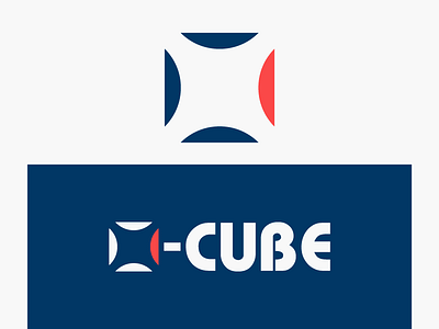 X - CUBE brand branding cube custom design graphicdesign icon identity illustration illustrator logo minimal minimalist logo negative space rubiks rubiks cube style