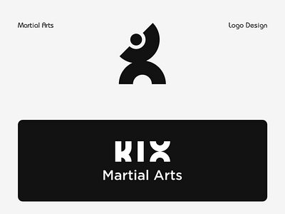 logofolio 2019 kix Martial Arts brand branding challenge circle design icon identity illustration logo logo mark logofolio logomark logos martial arts minimal monogram ninja punch sport symbol