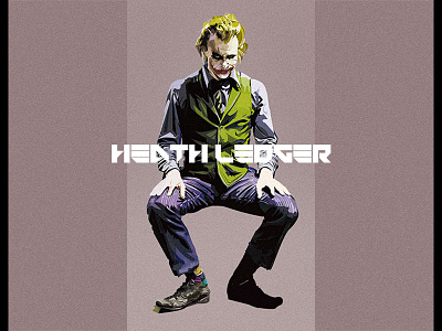 Heath Ledger，the joker，still in my heart art artwork batman comic draw illustration joker piantting sketch