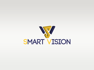 Smart Vision 3d logo design branding colours concept creative illustration logo vector