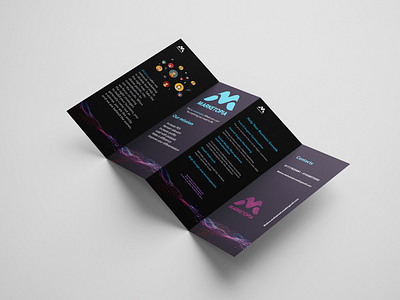 Marketopia brochure branding brochure brochure design design vector