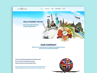 Hallo Market design ui ux webdesign website