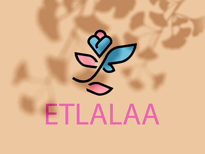 ETLALAA branding cosmetics cosmetics logo illustrator logo vector
