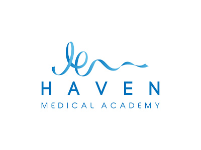 Haven medical branding colours design icon illustration logo typography vector