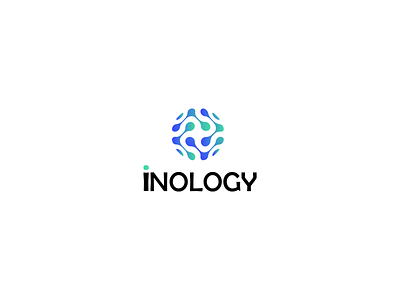inology logo branding colours graphic design illustration logo tech technology vector