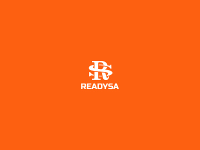 READY SA branding fast graphic design logo rs rslogo shape typography