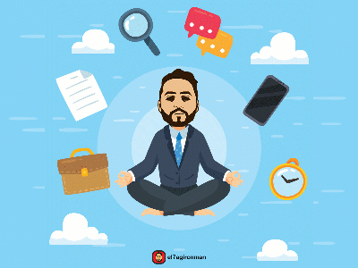 Yoga Iron man animation art artist colours design drawing flat flatart fun illstration illustration motion vector yoga