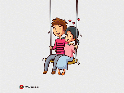 Swings animation art art design illustration colours design drawing flat illustration motion vector