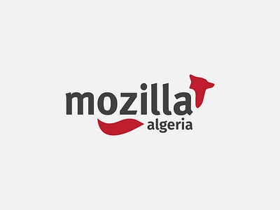 Mozilla Algeria community logo branding community illustration logo