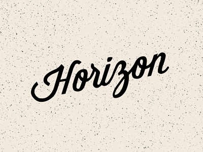 Horizon Logo Concept brand identity branding branding design design grit gritty lettering logo retro retro logo vintage vintage logo