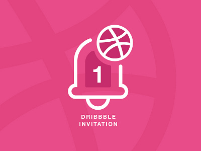 Dribbble Invitation dribble invite icon invitation invite notification