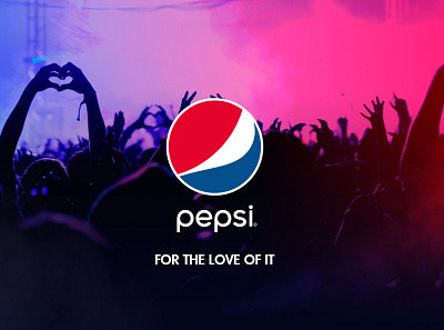 Pepsi Music #1 "for the love of it" brand branding design for the love of it illustration key visual logo love master music pepsi typography visual