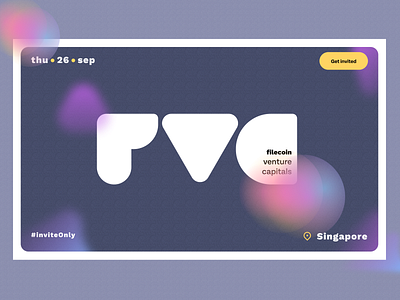 FilVC - conference hero & landing page