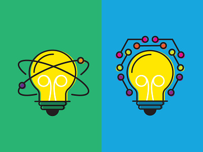 Innovation Icons blue bulb icon iconography idea innovation light bulb science teal