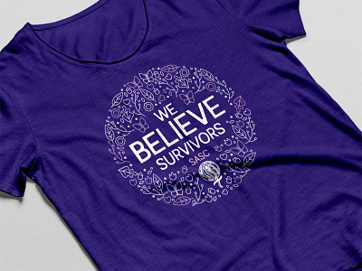 T-Shirt Design butterfly design illustration line icon line illustration purple shirt survivor