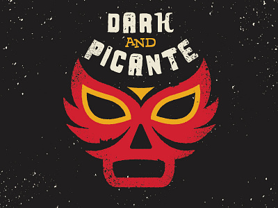 Dark and Picante Beer Label