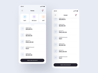 Mobile App app application binance bitcoin coin design finance interface iphone minimal mobile ui ux
