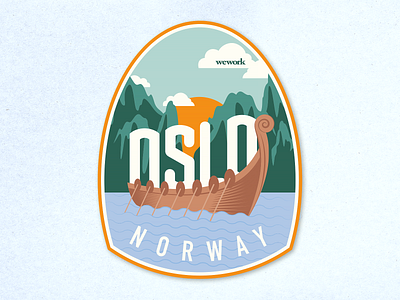 WeWork City Sticker - Oslo