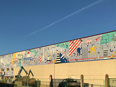 Mural for Industrias Proa Paint Factory