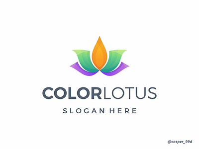 Colorful lotus logo icon symbol illustration abstract beauty color colorful design floral flower icon illustration leaf logo logo design lotus nature sign silhouette spa symbol yoga