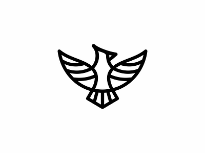 Phoenix Logo animal modern monoline simple