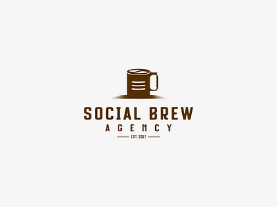 SOCIAL BREW AGENCY agency brew coffee logodesign mug social unique