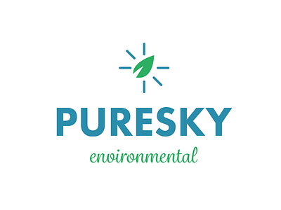 PureSky environment leaf logo puresky reject pile