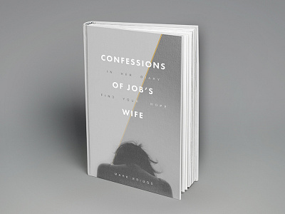 Confessions Of Job's Wife Book Cover book cover confession gray grey job mark briggs