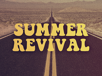 Summer Revival Version 2 1970s 66 70 70s groovy retro revival road route summer trip