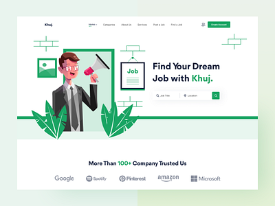 Job Finder - Landing Page Website