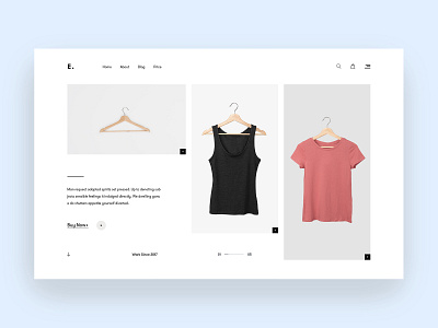 E-commerce Concept Slider