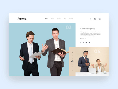 Agency Header Concept