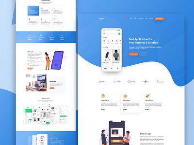 Application Landing Page