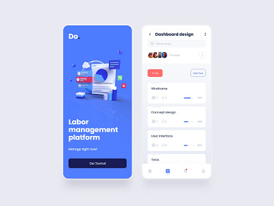 Do Task Manager 📌 app design interaction interface minimal mobile design task manager ui uidesign ux design uxdesign