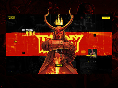 Hellboy 2019 game interace interaction interface design ubisoft uidesign uiuxdesign webdesign