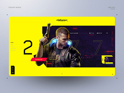 Cyberpunk 2077 cyberpunk game interaction ps4 uidesign uxdesign webdesign website xbox