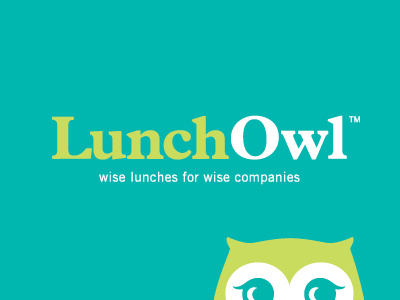 LunchOwl Brand Identity brand identity graphic design logo owl