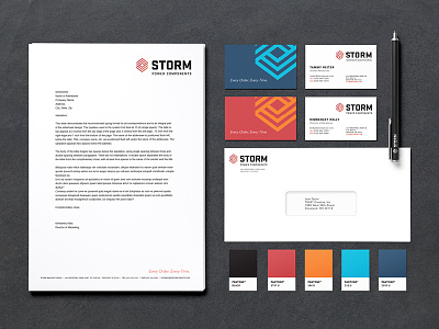 Storm Copper Brand Collateral brand identity collateral graphic design logo