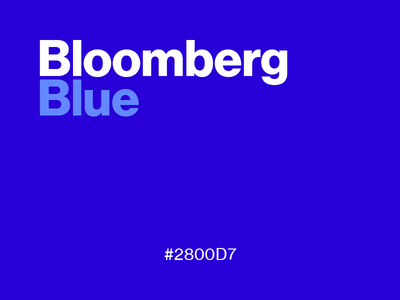 Bloomberg Blue #2800D7 2800d7 bloomberg business blue color colour design favorite logo news playoff website