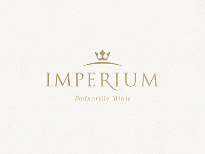 Imperium Wines logo brand crown emblem gold identity king logo mark royal symbol wine