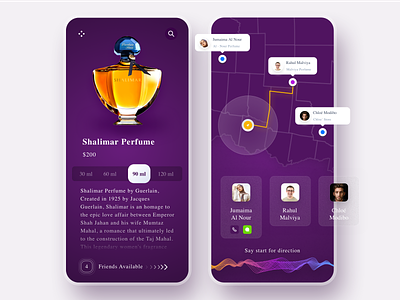 Find Perfume App Concept ai app app design apps clean flowers fragnance ios luxury map perfume products search shop store user experience user interface user interface ui voice