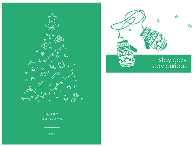 SurveyMonkey Holiday cards illustration surveymonkey