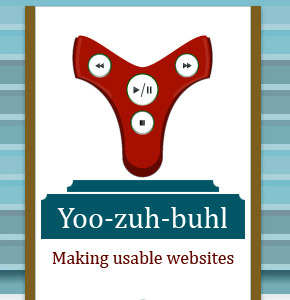 Yoo-zuh-buhl identity identity logo usability usable yoo zuh buhl