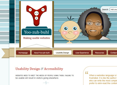 Yoo-zuh-buhl layout ampersand css3 triad usability usable yoo zuh buhl