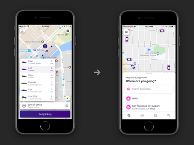 Lyft Navigation Drawer Icon android experience ia ios material mobile navigation navigation menu promo referrals research settings ui xp