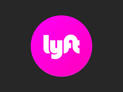 Lyft Android App Icon 2020 android app bicycle bike experiment gradient icon logo lyft material mobile pink play store ui